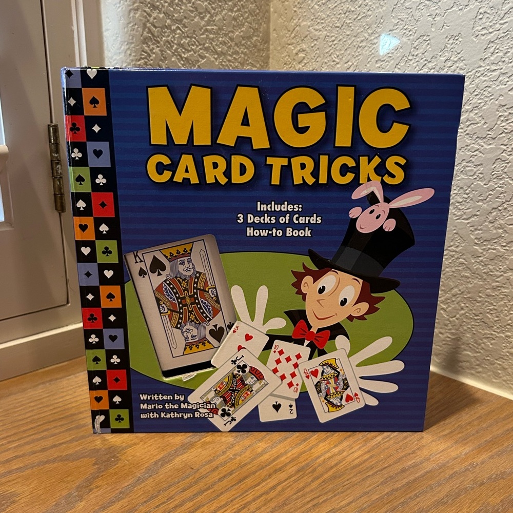 Magic Card Tricks 3 Decks of Cards Written By Mario The Magician W/ Kathryn Rosa